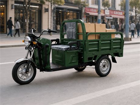Green Electric Tricycle (assembly required)