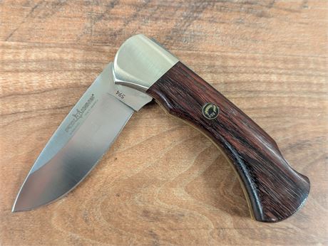 Fox Knives Folding Knife with Wood Handle