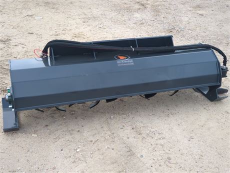 72-Inch Skid Steer Tiller Attachment